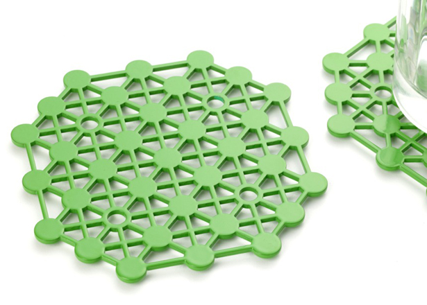Molecular Coasters, DesignedMade, designed, made, and